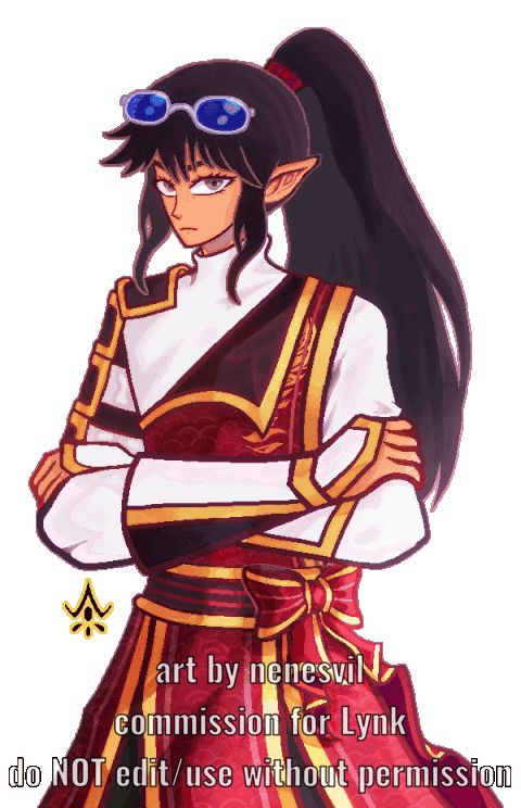 Halfbody PNGTuber Commission for LadyKnightLynk on Twitch